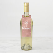 50 en Fabulous Birthday Flessenhanger (Op fles)