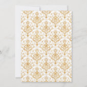 50. en Fabulous Birthday Invitation for Women Kaart (Achterkant)