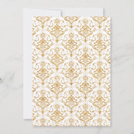 50. en Fabulous Birthday Invitation for Women Kaart (Achterkant)