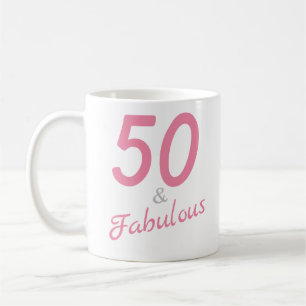 50 en Fabulous Birthday Mok