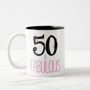 50 en Fabulous Birthday Mok