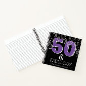 50 en Fabulous Birthday Notitieboek (Binnen)
