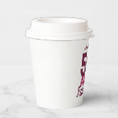 50 en Fabulous Birthday Papieren Bekers (Rechts)