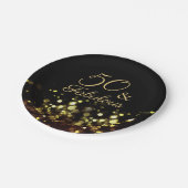 50 en Fabulous Birthday Papieren Bordje (Gekanteld)