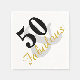 50 en Fabulous Birthday Party Paper Napkins Servet