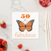 50 en Fabulous Birthday Party Paper Napkins Servetten (Insitu)