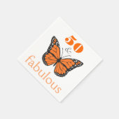 50 en Fabulous Birthday Party Paper Napkins Servetten (Hoek)
