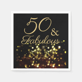 50 en Fabulous Birthday Servet
