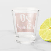 50 en Fabulous Birthday Shot Glas (Achterkant)