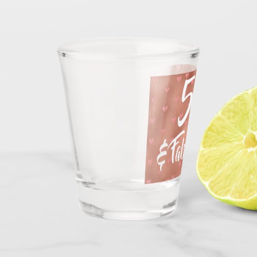 50 en Fabulous Birthday Shot Glas (Links)