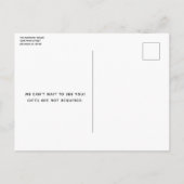 50 en Fabulous Black Gold Glitter Birthday Uitnodiging Briefkaart (Achterkant)