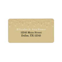 50 en Fabulous Black Text Gold Lights adres