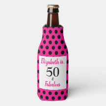 50 en Fabulous Bold Pink met zwarte poolpunten