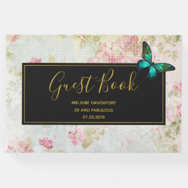 50 en Fabulous Butterfly op  Collage Gastenboek