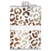 50 en Fabulous Cheetah Print Abstract Heupfles (Achterkant)