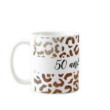 50 en Fabulous Cheetah Print Abstract