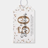 50 EN FABULOUS Copper Gold Hartelijk dank Cadeaulabel (Voorkant)