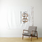 50- EN FABULOUS Copper Gold Party-achtergrond Wandkleed (In Situ (horizontaal))