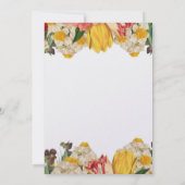 50 en Fabulous Elegant Birthday Party Kaart (Achterkant)