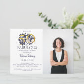 50 en Fabulous Elegant Blue Gold (Staand voorkant)