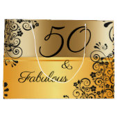 50 en Fabulous Elegant Groot Cadeauzakje (Achterkant)