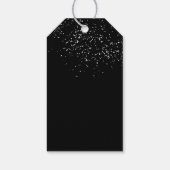 50 en Fabulous Elegant Script Zwart 50ste verjaard Cadeaulabel (Achterkant)