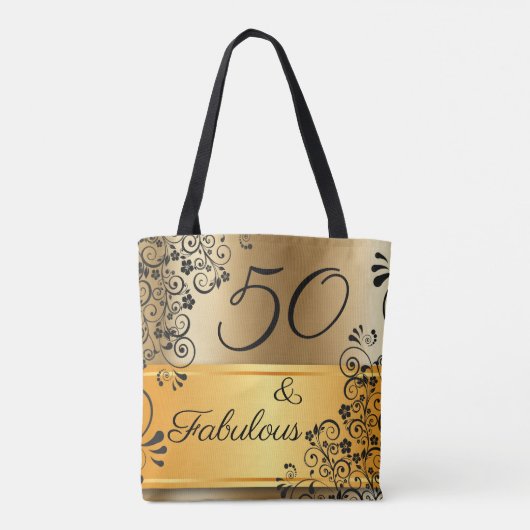 50 en Fabulous Elegant Tote Bag (Achterkant)