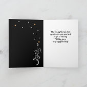 50 en Fabulous Foliage 50th Birthday Foto Kaart (Binnen)