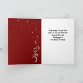 50 en Fabulous Foliage 50th Birthday Foto Kaart (Binnen)