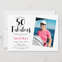 50 en Fabulous Foto 50e verjaardagsfeestje 