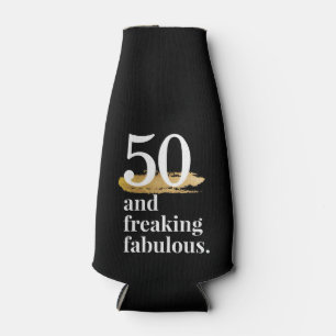 50 en Fabulous Funny Birthday Beer Coozie