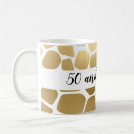 50 en Fabulous Gold Giraffe Koffiemok