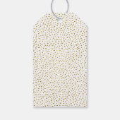 50 en Fabulous Gold Glitter 50th Birthday Cadeaulabel (Achterkant)