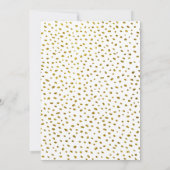 50 en Fabulous Gold Glitter Photo 50th Birthday Kaart (Achterkant)