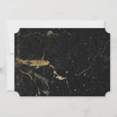 50 en Fabulous Gold Grey Marble met zwarte tekst Kaart (Achterkant)