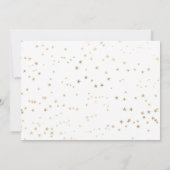 50 en Fabulous Gold Stars Photo Invitation Kaart (Achterkant)