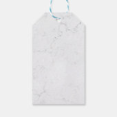 50 en Fabulous Gold Typography Foliage Gift Labels Cadeaulabel (Achterkant)