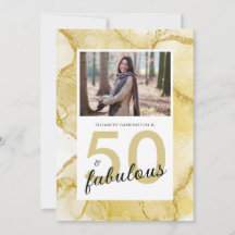 50 En Fabulous Goud Wit Foto Verjaardag