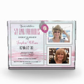 50. en Fabulous KEEPSAKE 50th Birthday Party Fotoblokken (Voorkant)