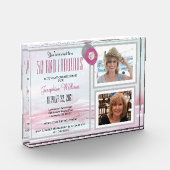 50. en Fabulous KEEPSAKE 50th Birthday Party Fotoblokken (Links)