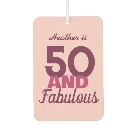 50 en Fabulous Luchtverfrisser (Voorkant)