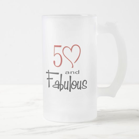 50 en Fabulous Matglas Bierpul (Rechts)