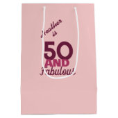 50 en Fabulous Medium Cadeauzakje (Achterkant)