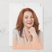 50 en Fabulous Modern 50e Verjaardagsfeest Kaart (Achterkant)