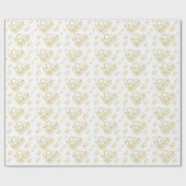 50 en Fabulous Modern 50th Birthday Cadeaupapier (Vlak)