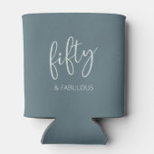 50 en Fabulous Modern Script Cooler (Achterkant)