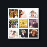 50 en Fabulous Naam 8 Fotocollage Keepsake Canvas Afdruk<br><div class="desc">Van de Charm Design Studio: 50 en Fabulous Name en 8 Fotocollage Canvas Print — AS A KEEPSAKE — wat een heerlijke herinnering aan deze bijzondere dag. Dit is zo'n vrolijk bericht voor een 50ste verjaardag — gemakkelijk gepersonaliseerd met favoriete foto's en voor altijd genoten</div>