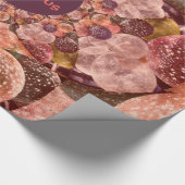 50 en Fabulous Paarse roze kaleidoscoop ballonnen Cadeaupapier (Hoek)