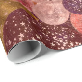 50 en Fabulous Paarse roze kaleidoscoop ballonnen Cadeaupapier (Rol Hoek)