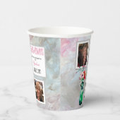 50- en Fabulous Party Photo Collage Paper cup Papieren Bekers (Rechts)